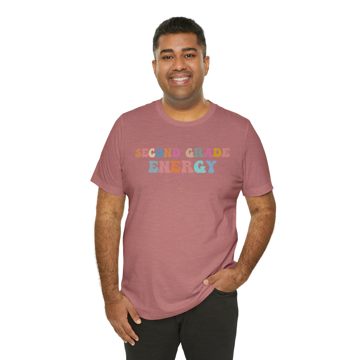Cute Teacher Shirt, Second Grade Energy Shirt, Shirt for Second Grade, Teacher Appreciation Shirt, Best Teacher Shirt, T494
