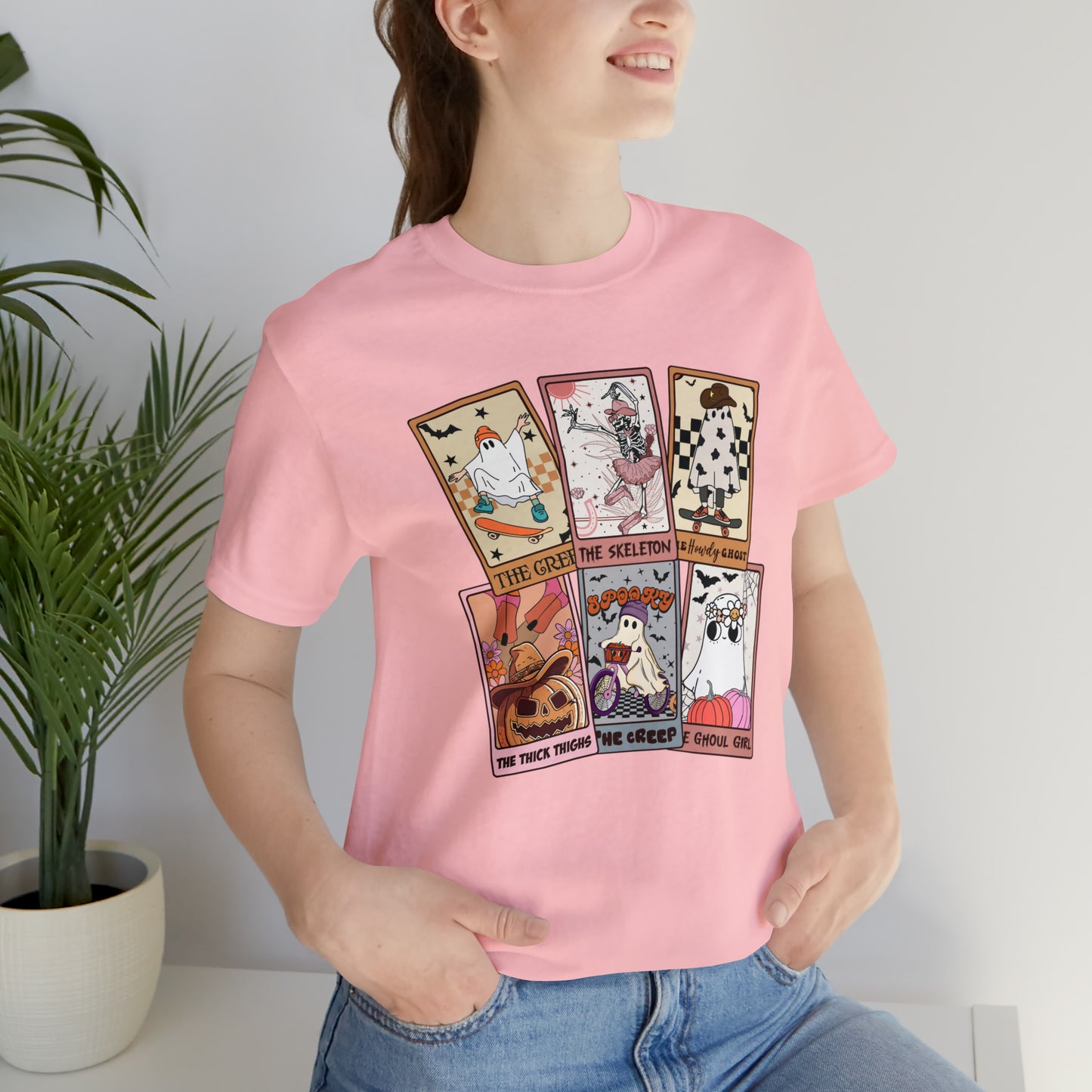 The Tarot Card Shirt, Skeleton Tarot Card Shirt, Tarot Card Lover Shirt, Skull Tarot Card Tee, Retro Halloween shirt, T612