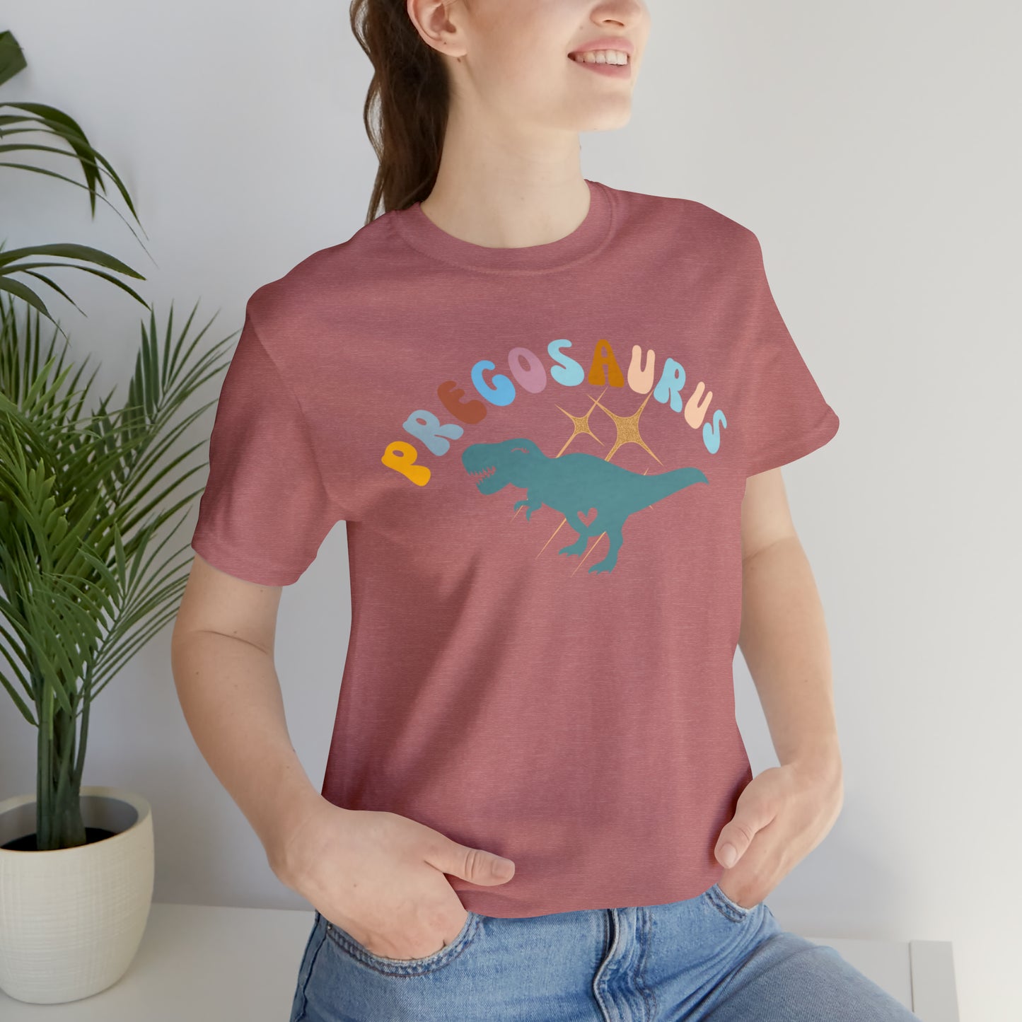 Funny Pregosaurus TShirt for Baby Shower, Funny Gift for Expecting Mom Shirt for Baby Announcement, T274