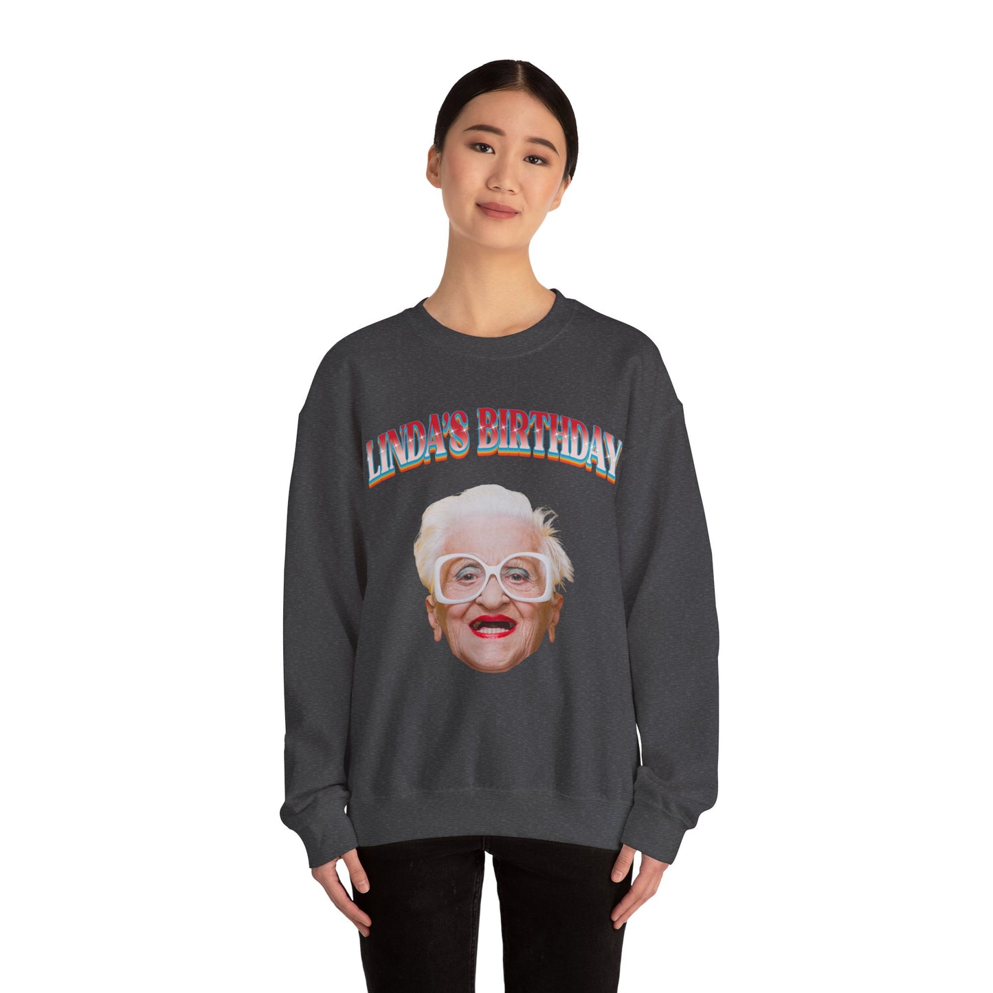 Custom Face Birthday Sweatshirts, Funny Birthday Matching Sweatshirts, Birthday Photo Sweatshirts, Birthday Party Group Sweatshirts, S1650