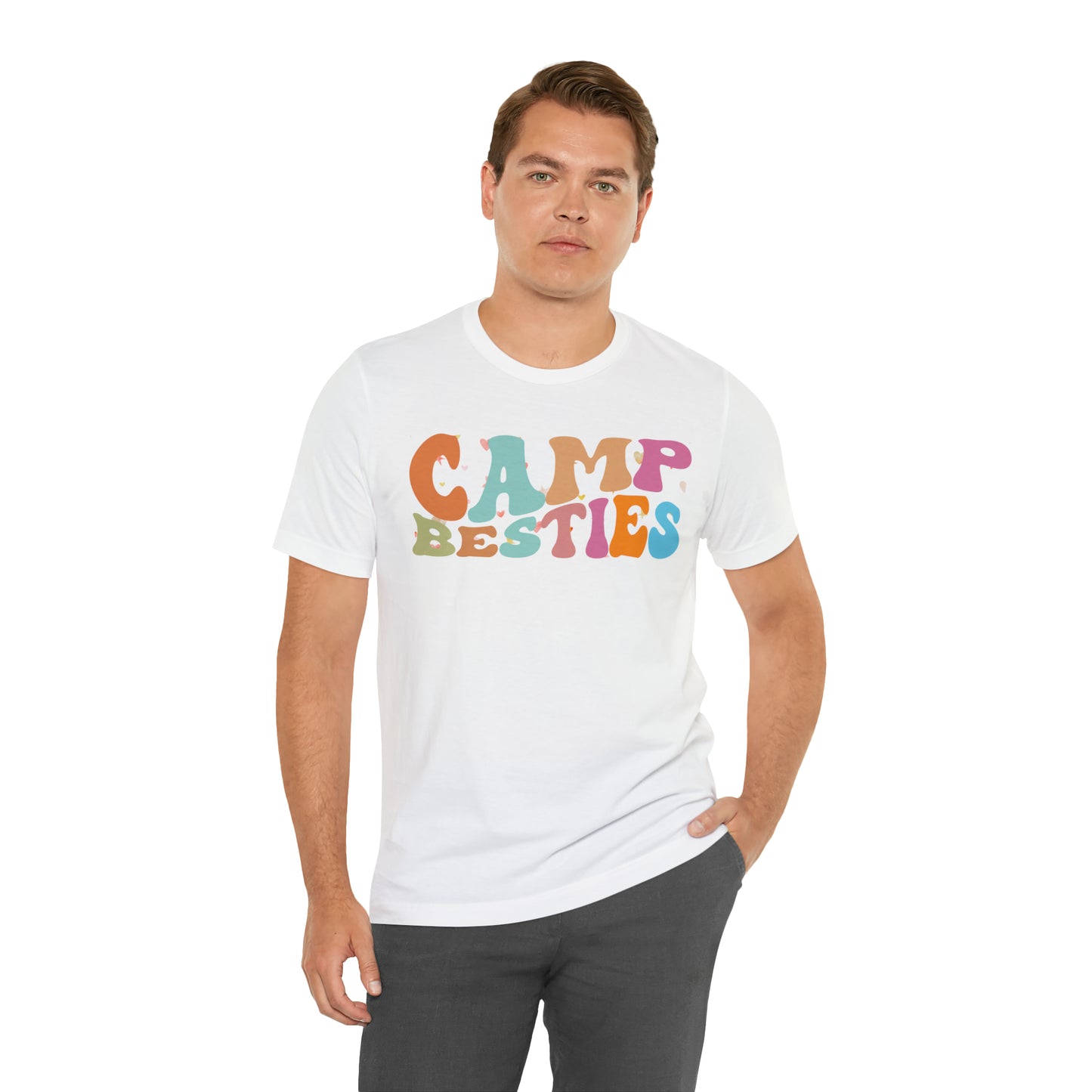 Best Friend Shirt, Gift for Best Friend, Camp Besties Shirt, BFF Shirt, Matching Besties Shirt, Retro Friend Shirt, T482