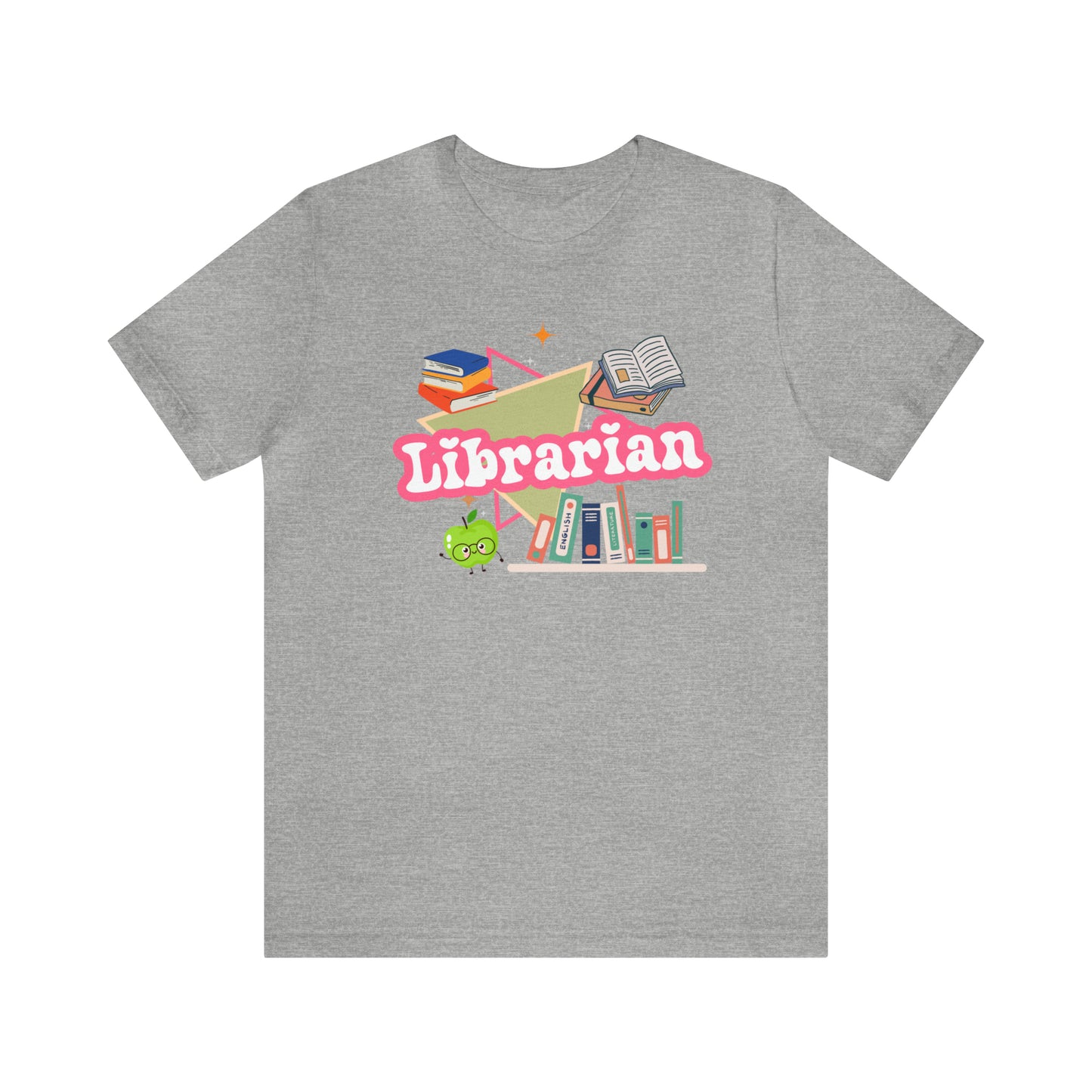 Librarian shirt, 90s shirt, 90s teacher shirt, colorful school secretary shirt, colorful school shirt, T544