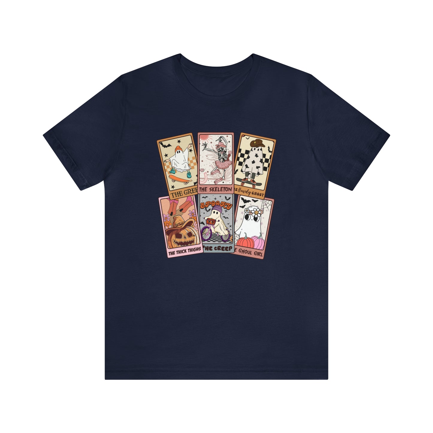 The Tarot Card Shirt, Skeleton Tarot Card Shirt, Tarot Card Lover Shirt, Skull Tarot Card Tee, Retro Halloween shirt, T612