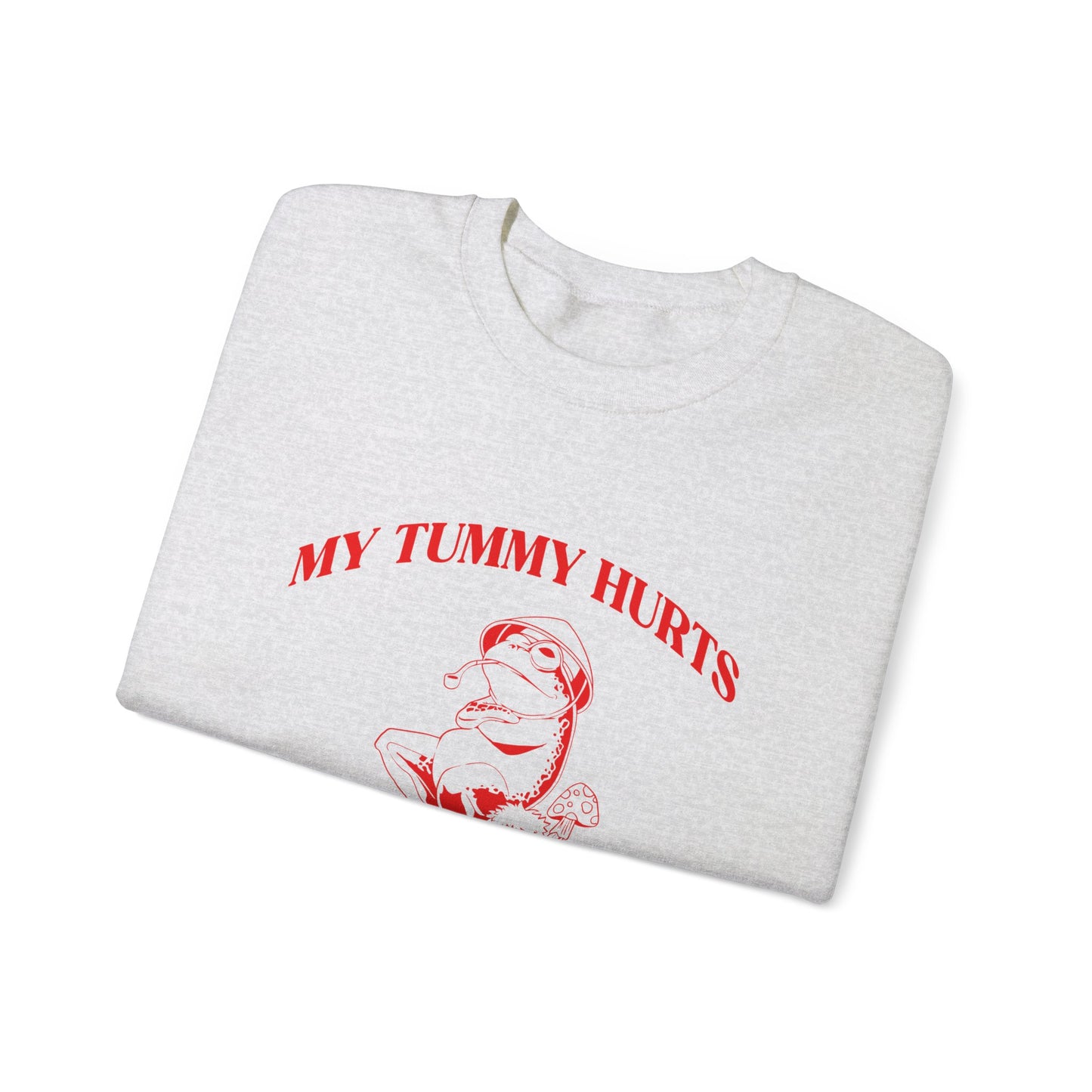 My Tummy Hurts But Im Really Being Brave About It Sweatshirt, Funny Bravery Sweatshirt, Chronic Illness Sweatshirt, Frog Sweatshirt, T1583