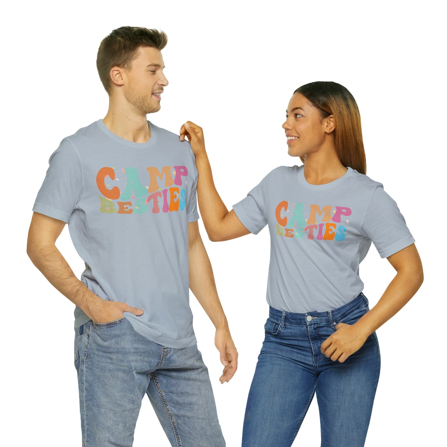 Best Friend Shirt, Gift for Best Friend, Camp Besties Shirt, BFF Shirt, Matching Besties Shirt, Retro Friend Shirt, T482
