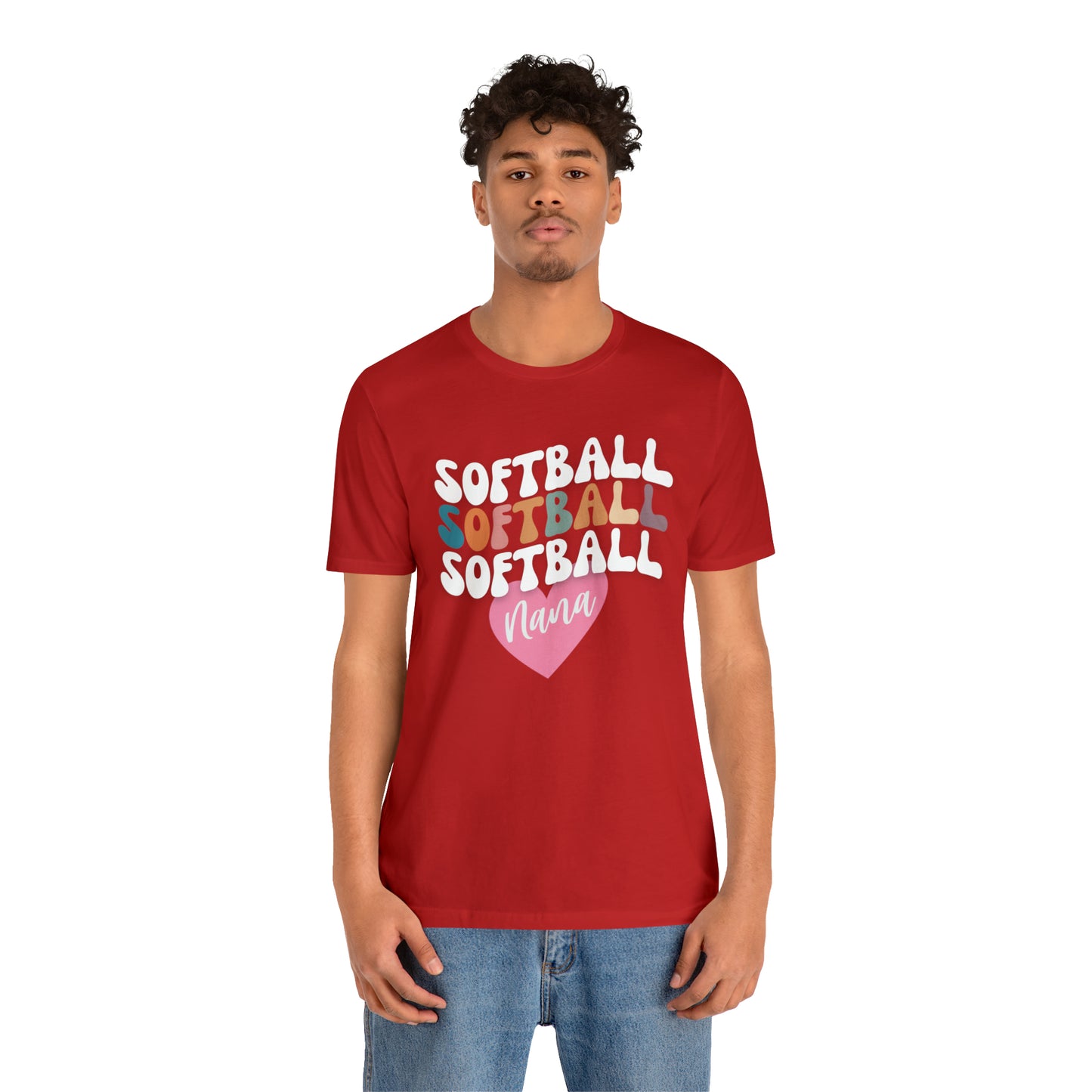 Softball Nana Shirt, Cute Softball Shirt for Grandma, Retro Softball Nana Shirt, Shirt for Nana, T330
