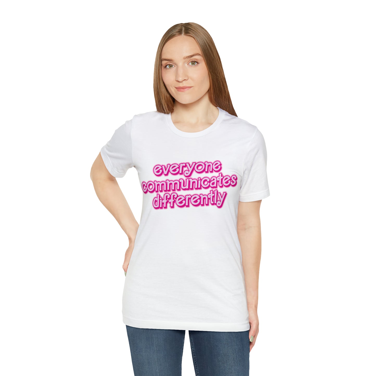 Everyone Communicates Differently Shirt, Special Education Teacher Shirt Inclusive Shirt, Autism Awareness Shirt, ADHD Shirt, T812