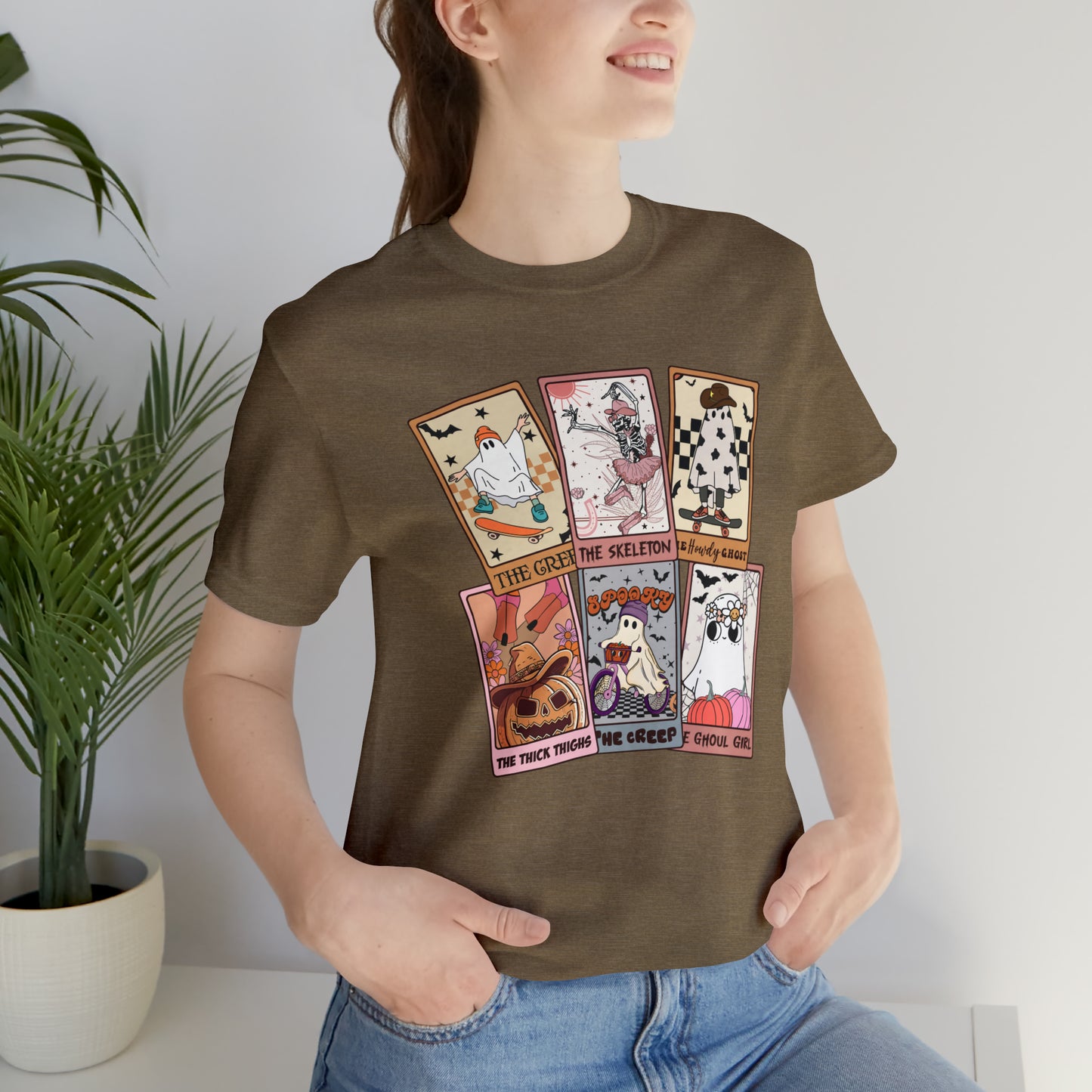 The Tarot Card Shirt, Skeleton Tarot Card Shirt, Tarot Card Lover Shirt, Skull Tarot Card Tee, Retro Halloween shirt, T612