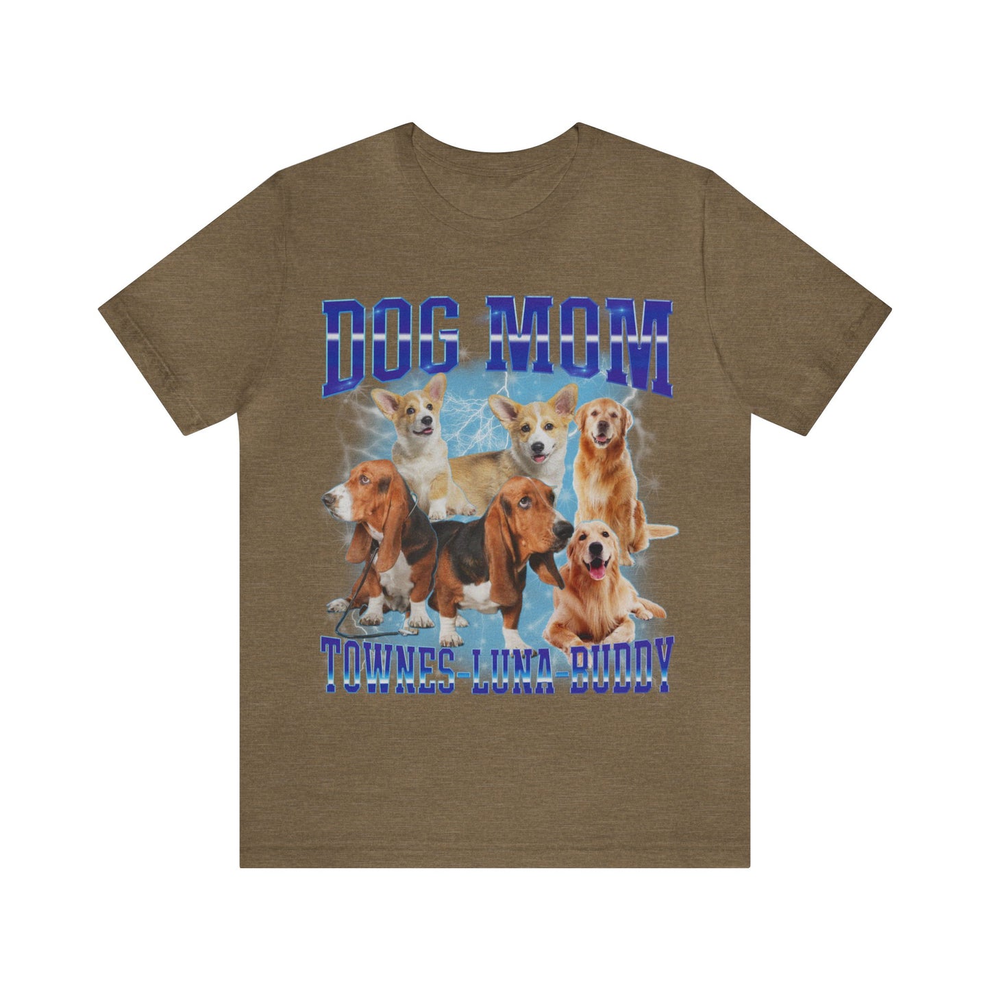 Custom Retro Dog Bootleg Shirt, Dog Mom Shirt, Dog Bootleg Retro 90's Tee, Custom Pet Photo, Custom Pet Portrait, Pet Lovers Gift, T1428