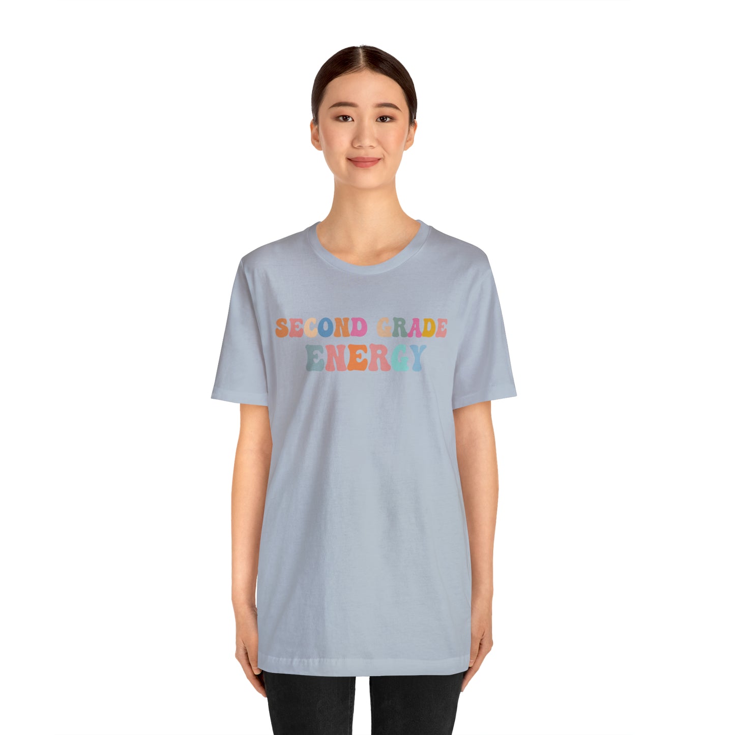 Cute Teacher Shirt, Second Grade Energy Shirt, Shirt for Second Grade, Teacher Appreciation Shirt, Best Teacher Shirt, T494