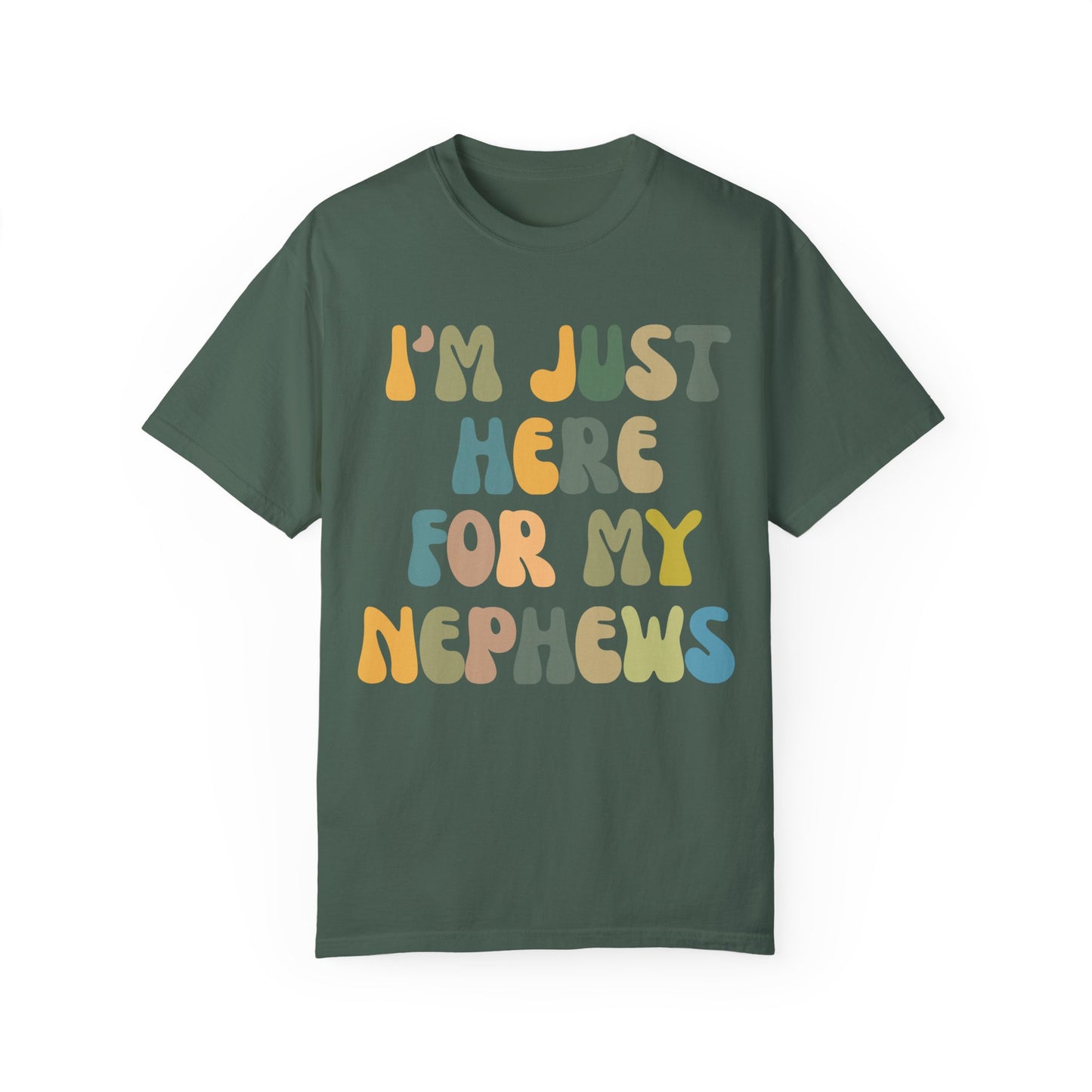 I'm Just Here for My Nephews Shirt, Gift for Cool Aunt, New Auntie Shirt, Best Aunt Shirt, Funny Aunt Shirt, Favorite Aunt Shirt, CC1012