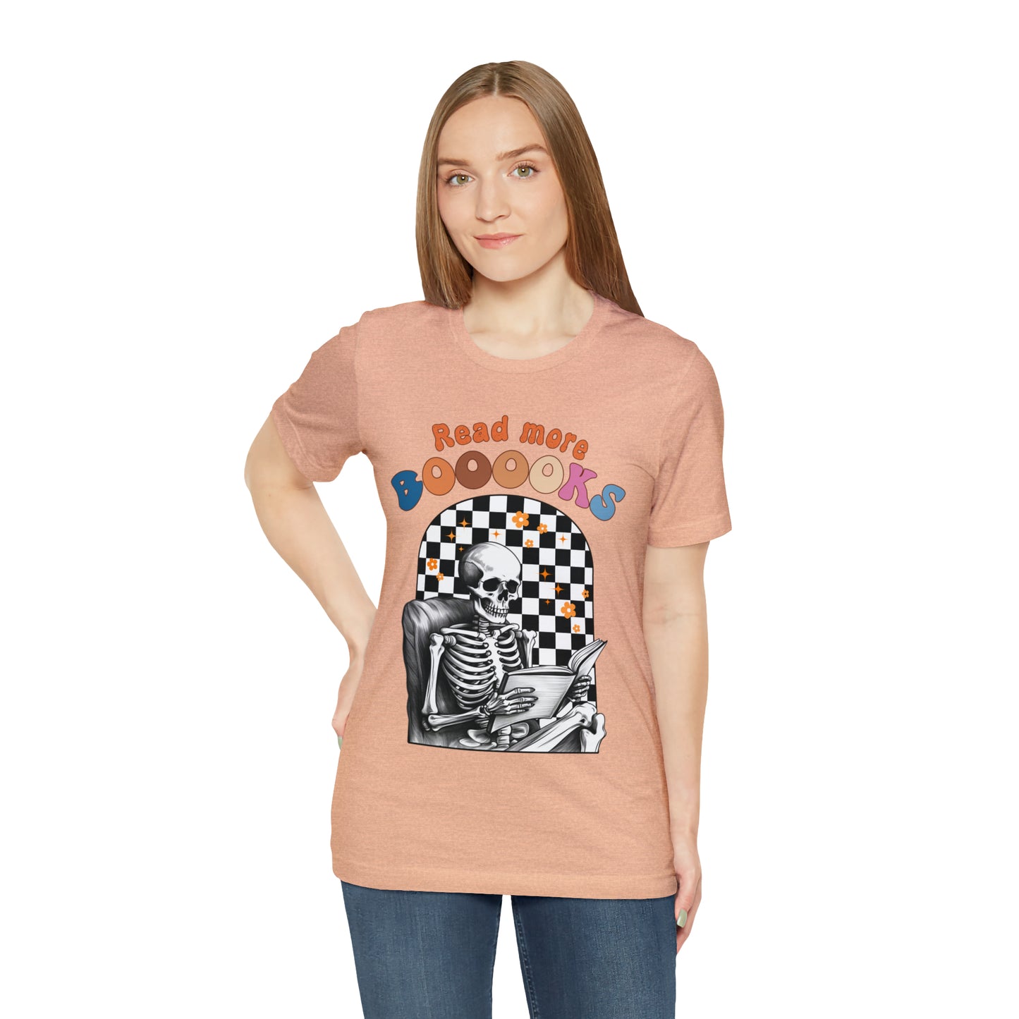 Read More Books, Teacher Halloween Shirt, Halloween Ghost Books, Kindergarten Teacher Shirt, Halloween Teacher, Spooky Teacher Shirt, T660