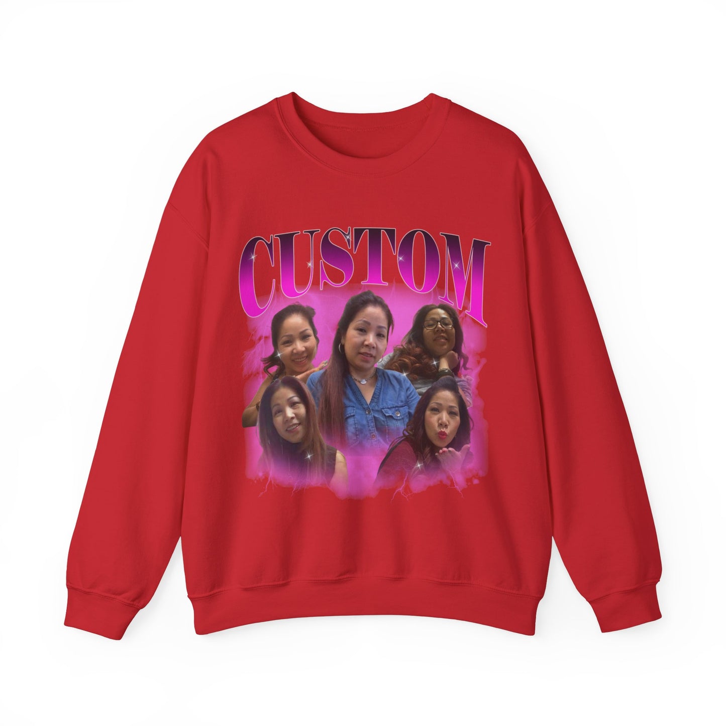 Custom Your Own Bootleg Tee, Retro Custom Bootleg Rap Tee, Custom Photo Sweatshirt, Insert Your Design Vintage Graphic 90s Sweatshirt, S1377