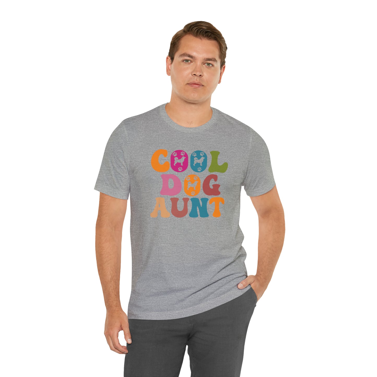 Cool Dog Aunt Shirt for Women, Dog Aunt Gift for Animal Lover, Dog Auntie Tee for Aunt, Funny Dog Lover Tee, T569