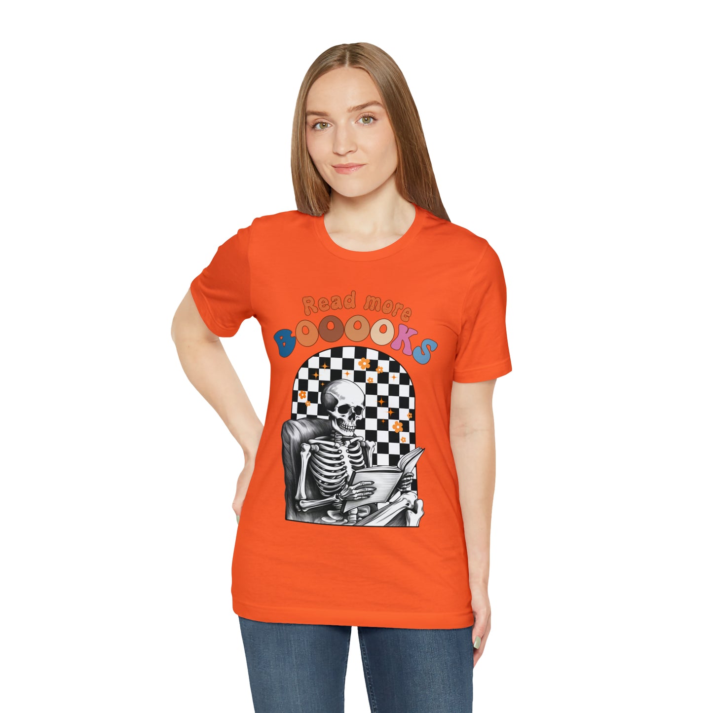 Read More Books, Teacher Halloween Shirt, Halloween Ghost Books, Kindergarten Teacher Shirt, Halloween Teacher, Spooky Teacher Shirt, T660