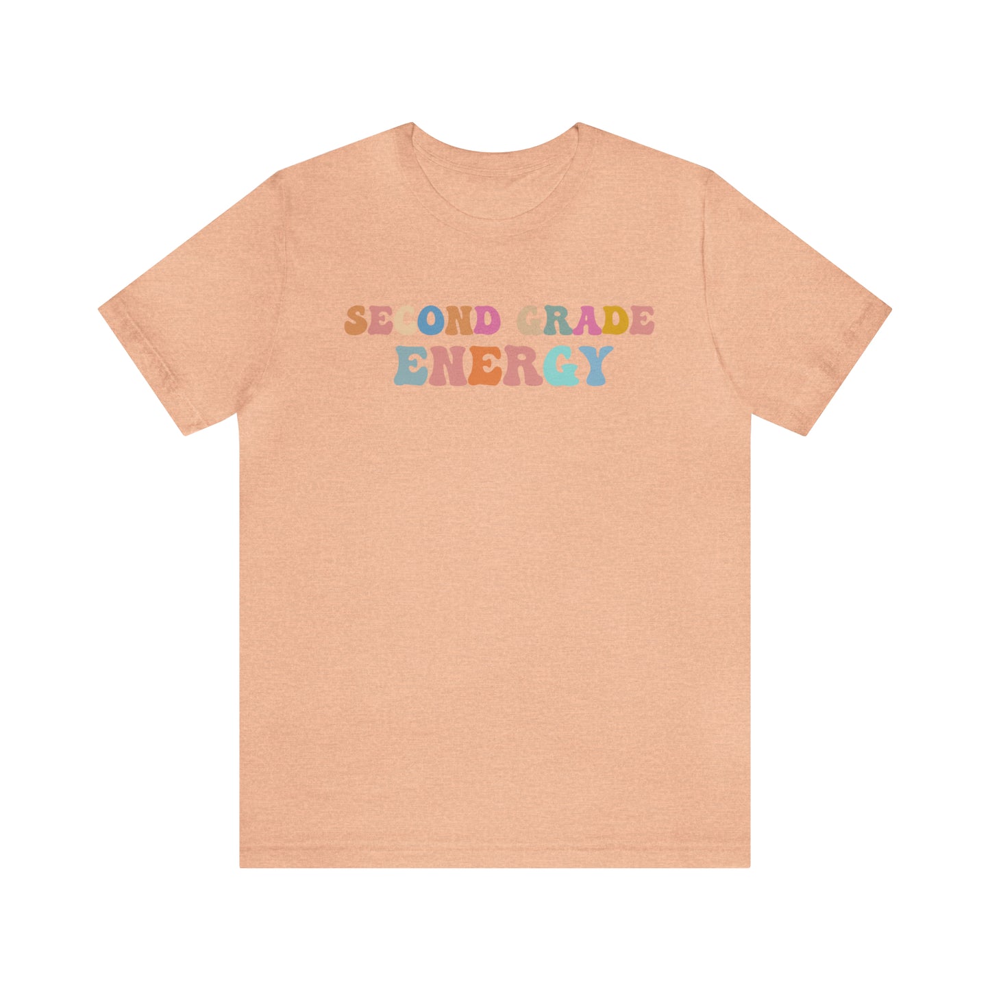 Cute Teacher Shirt, Second Grade Energy Shirt, Shirt for Second Grade, Teacher Appreciation Shirt, Best Teacher Shirt, T494