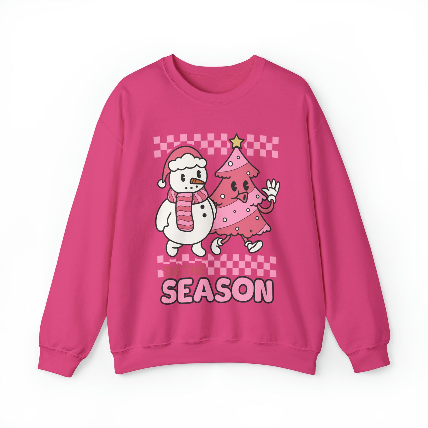 Christmas Tis The Season Sweatshirt, Merry Christmas Shirt, Christmas Tree Cake Sweater, Women Christmas, Christmas Cake Sweatshirt, SW879