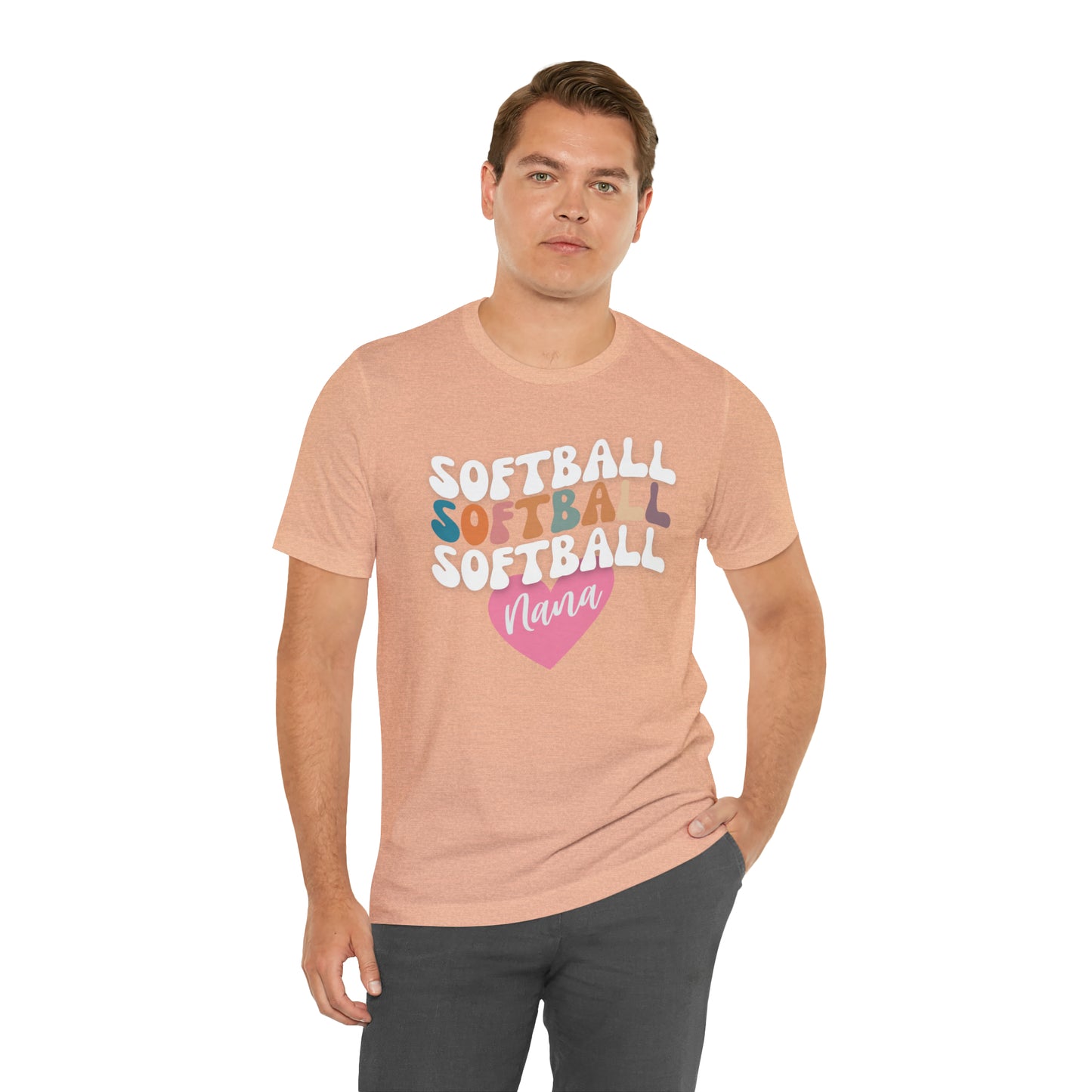 Softball Nana Shirt, Cute Softball Shirt for Grandma, Retro Softball Nana Shirt, Shirt for Nana, T330
