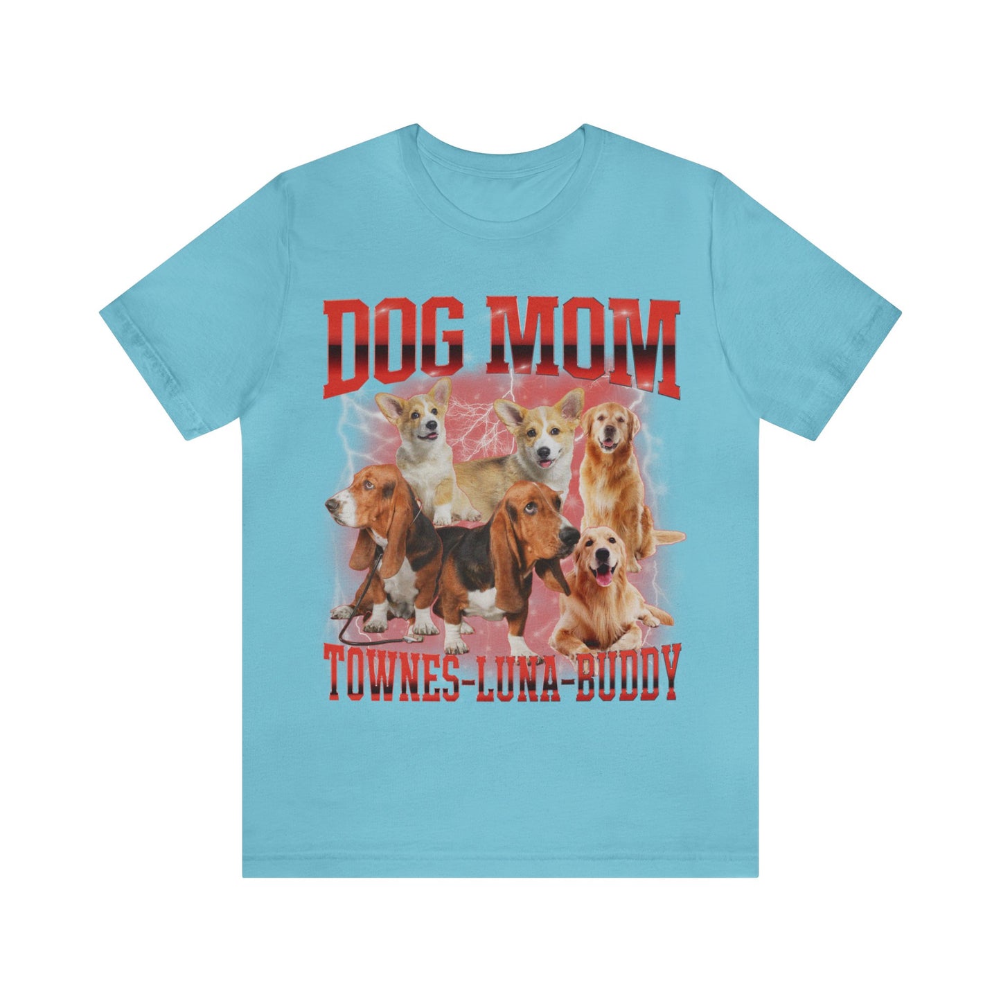Custom Retro Dog Bootleg Shirt, Dog Mom Shirt, Dog Bootleg Retro 90's Tee, Custom Pet Photo, Custom Pet Portrait, Pet Lovers Gift, T1430