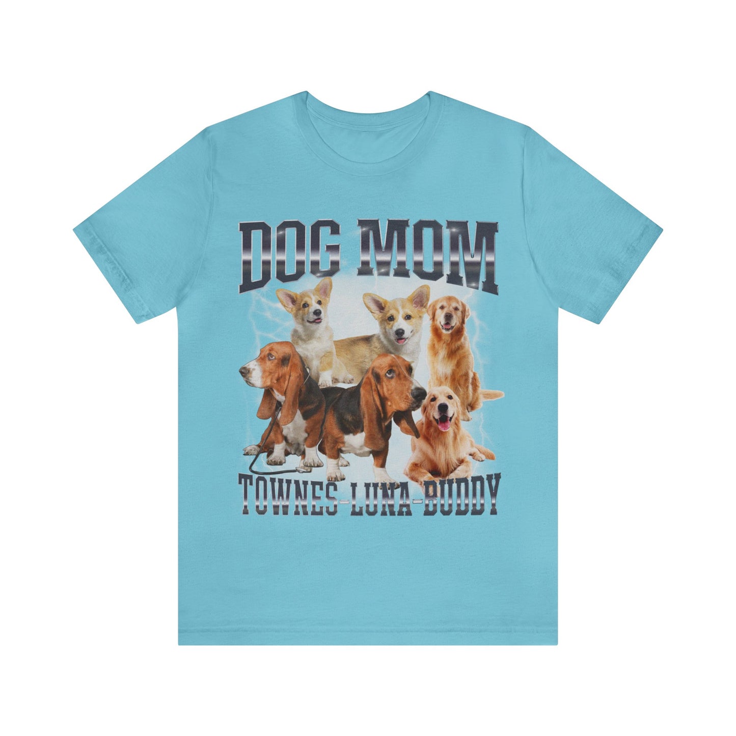 Custom Retro Dog Bootleg Shirt, Dog Mom Shirt, Dog Bootleg Retro 90's Tee, Custom Pet Photo, Custom Pet Portrait, Pet Lovers Gift, T1429