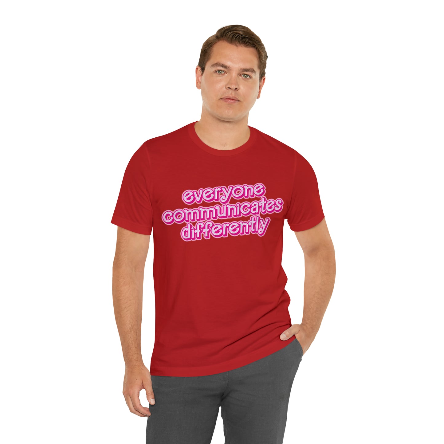 Everyone Communicates Differently Shirt, Special Education Teacher Shirt Inclusive Shirt, Autism Awareness Shirt, ADHD Shirt, T812