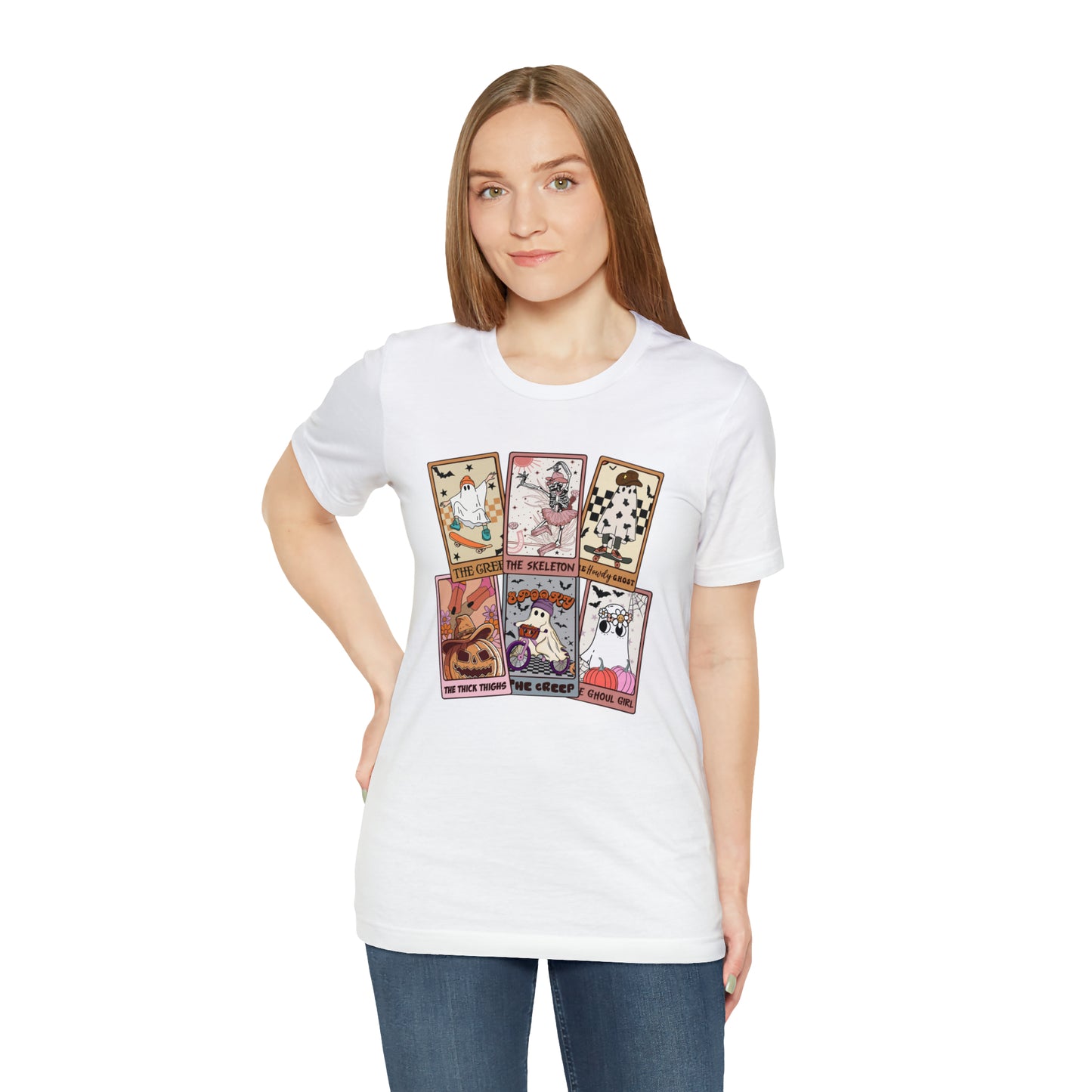 The Tarot Card Shirt, Skeleton Tarot Card Shirt, Tarot Card Lover Shirt, Skull Tarot Card Tee, Retro Halloween shirt, T612