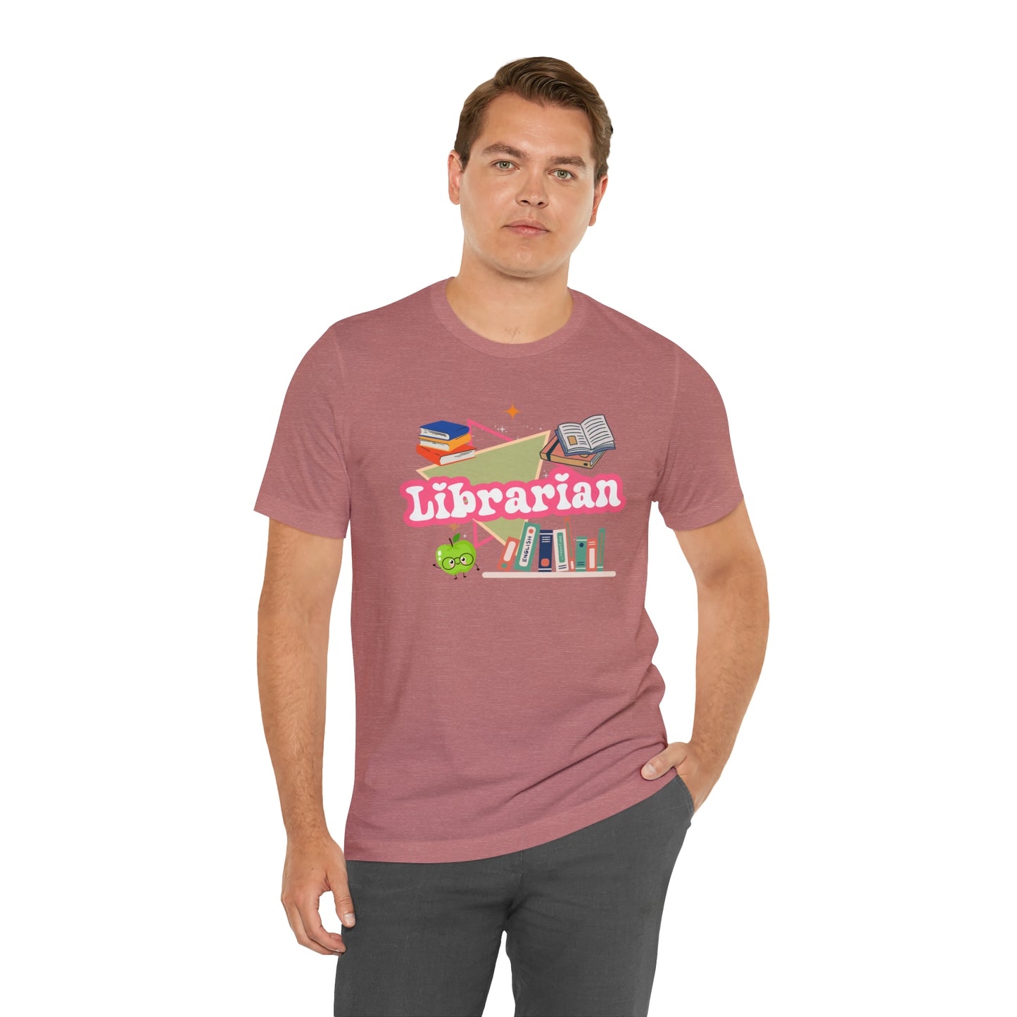 Librarian shirt, 90s shirt, 90s teacher shirt, colorful school secretary shirt, colorful school shirt, T544