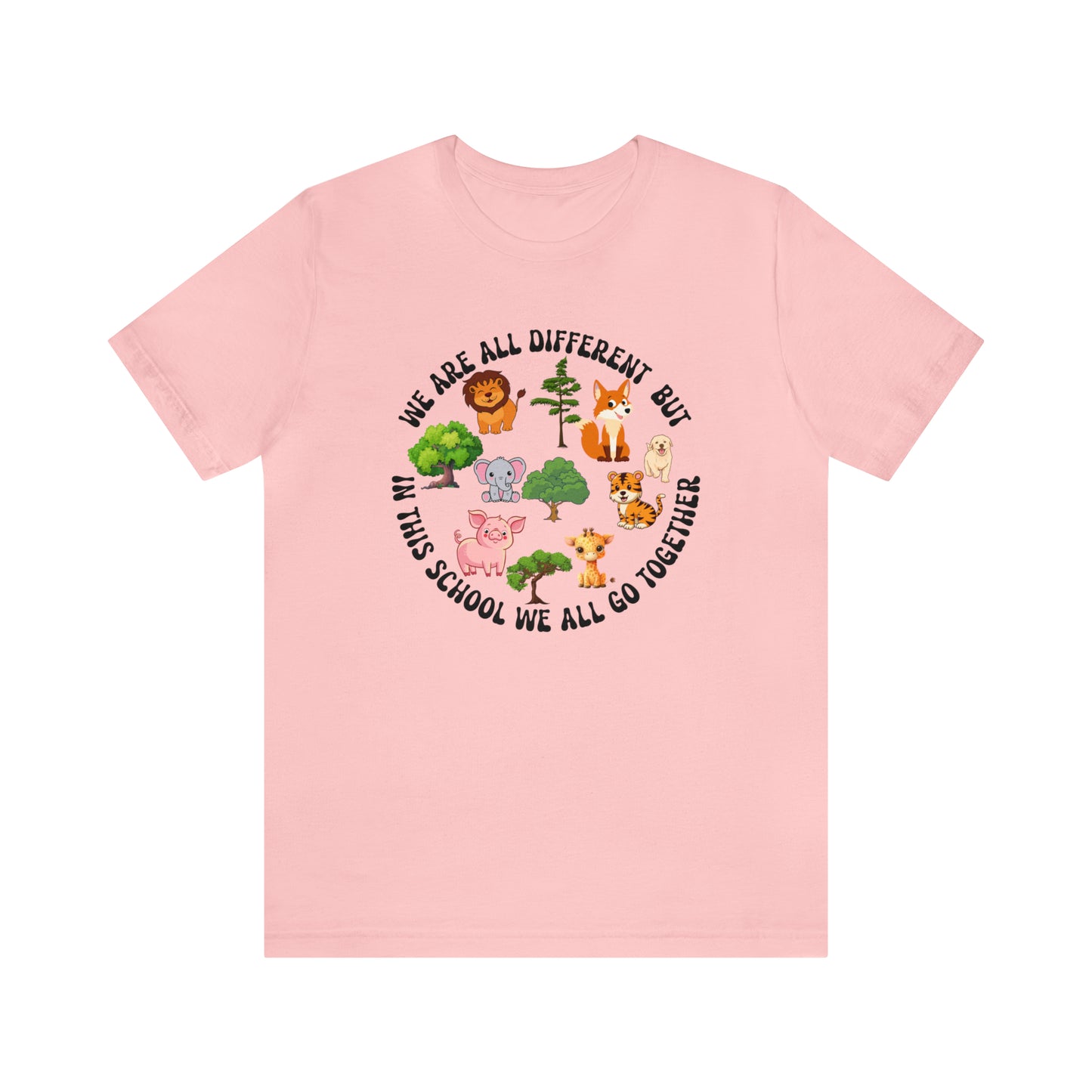 We Are Different But In This School We All Swim Together Shirt, Cute Teacher Shirt, Teacher Appreciation Shirt, T383