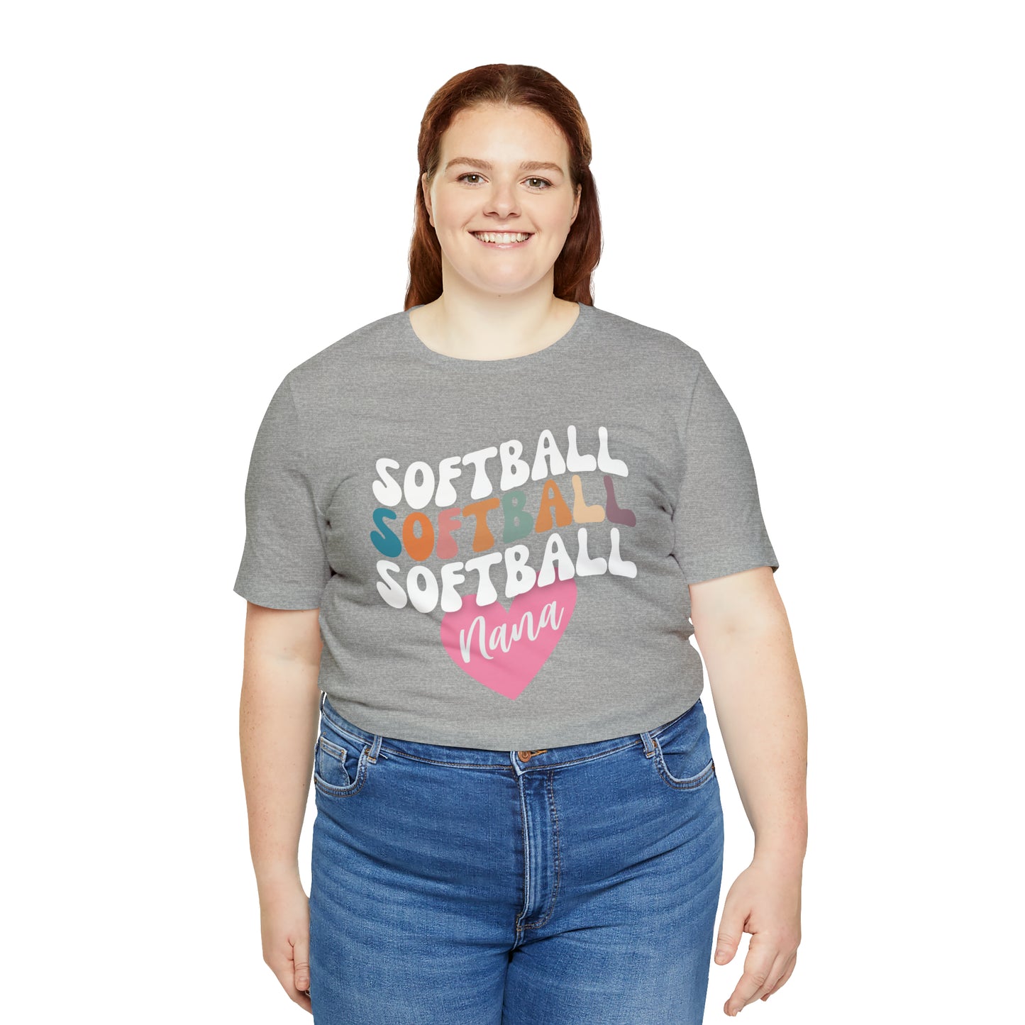 Softball Nana Shirt, Cute Softball Shirt for Grandma, Retro Softball Nana Shirt, Shirt for Nana, T330