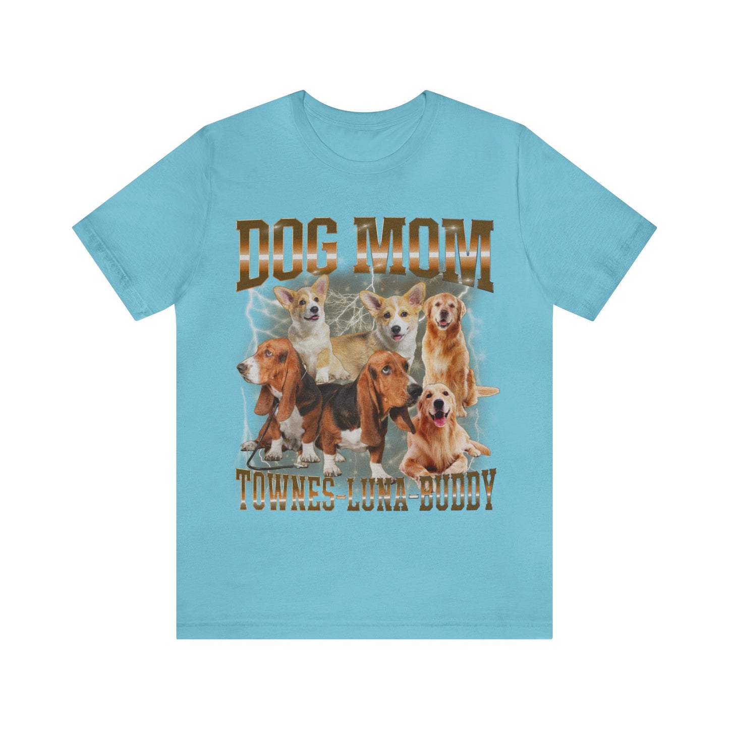 Custom Retro Dog Bootleg Shirt, Dog Mom Shirt, Dog Bootleg Retro 90's Tee, Custom Pet Photo, Custom Pet Portrait, Pet Lovers Gift, T1432