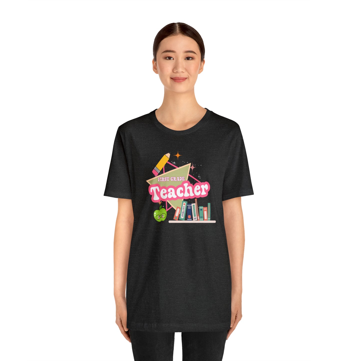 First grade teacher shirt, 1st grade shirt, 90s shirt, 90s teacher shirt, colorful school shirt, colorful teacher shirt, T542