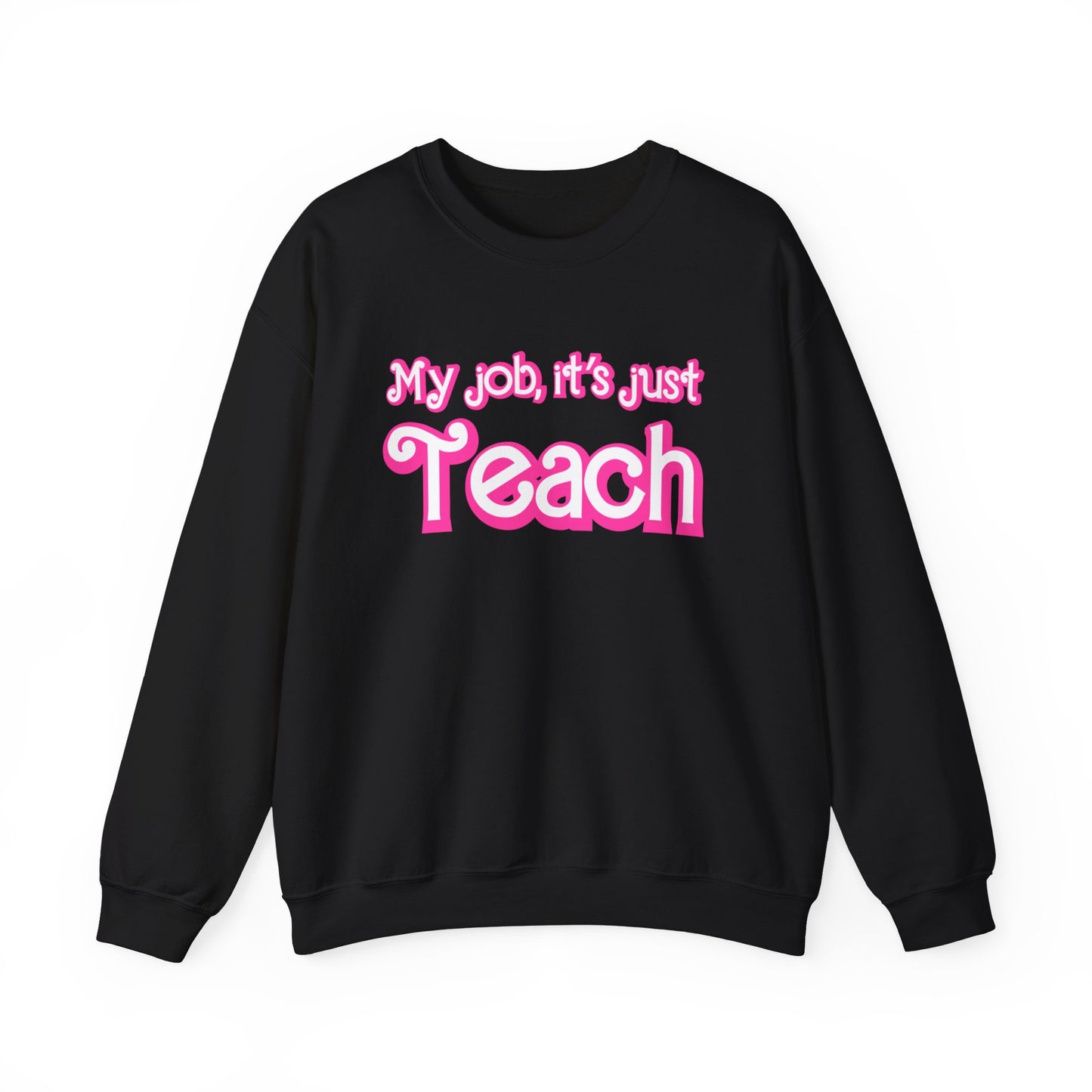 My Job is Teach Sweatshirt, Trendy Teacher Sweatshirt, Retro Back to school, Teacher Appreciation, Checkered Teacher Sweatshirt, S735