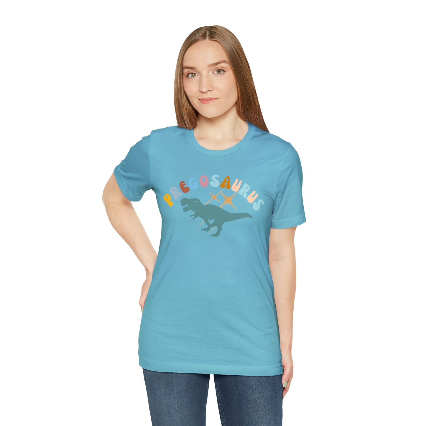 Funny Pregosaurus TShirt for Baby Shower, Funny Gift for Expecting Mom Shirt for Baby Announcement, T274