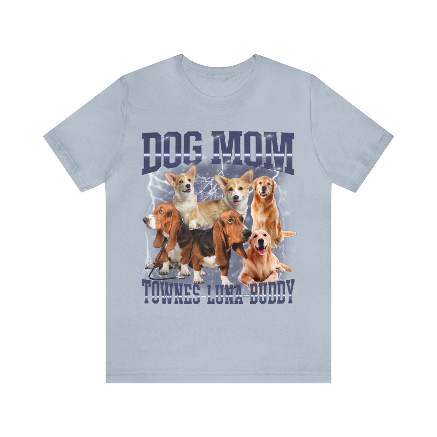 Custom Retro Dog Bootleg Shirt, Dog Mom Shirt, Dog Bootleg Retro 90's Tee, Custom Pet Photo, Custom Pet Portrait, Pet Lovers Gift, T1433