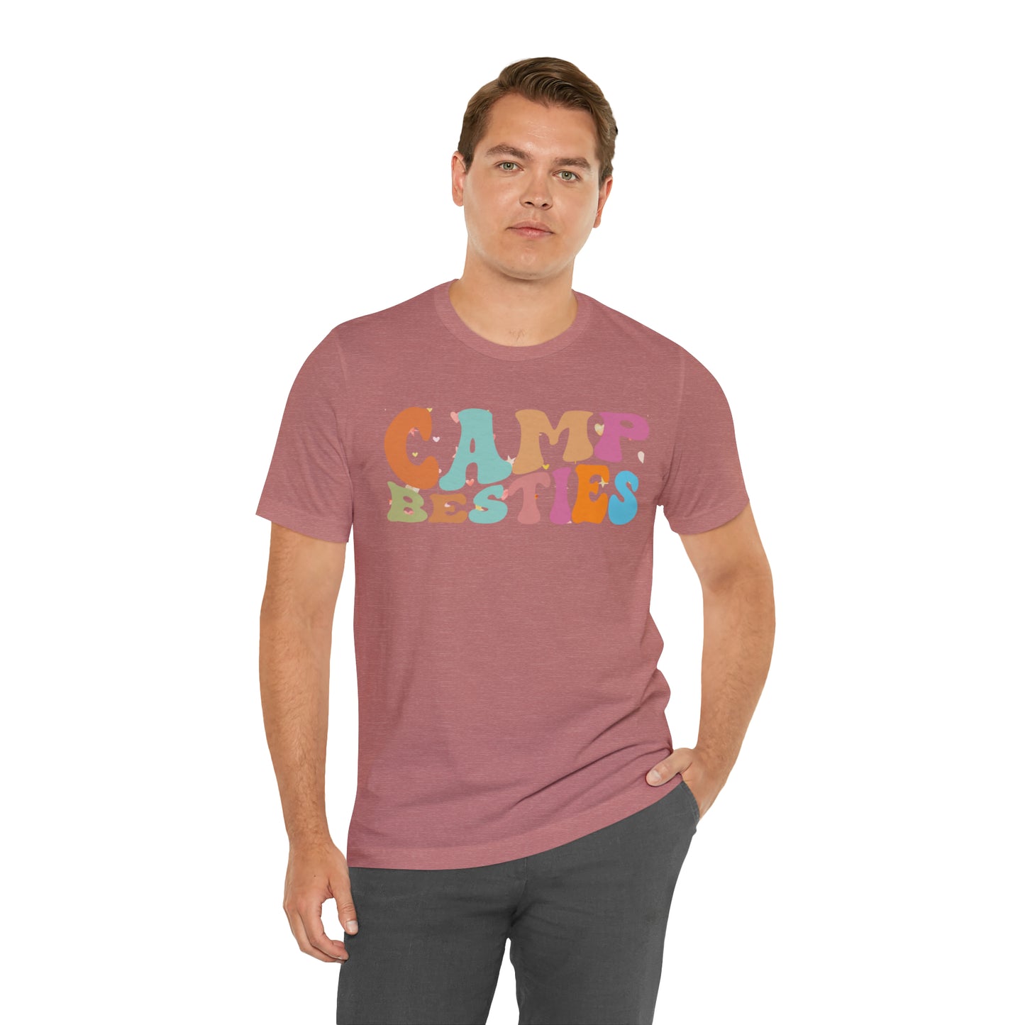 Best Friend Shirt, Gift for Best Friend, Camp Besties Shirt, BFF Shirt, Matching Besties Shirt, Retro Friend Shirt, T482