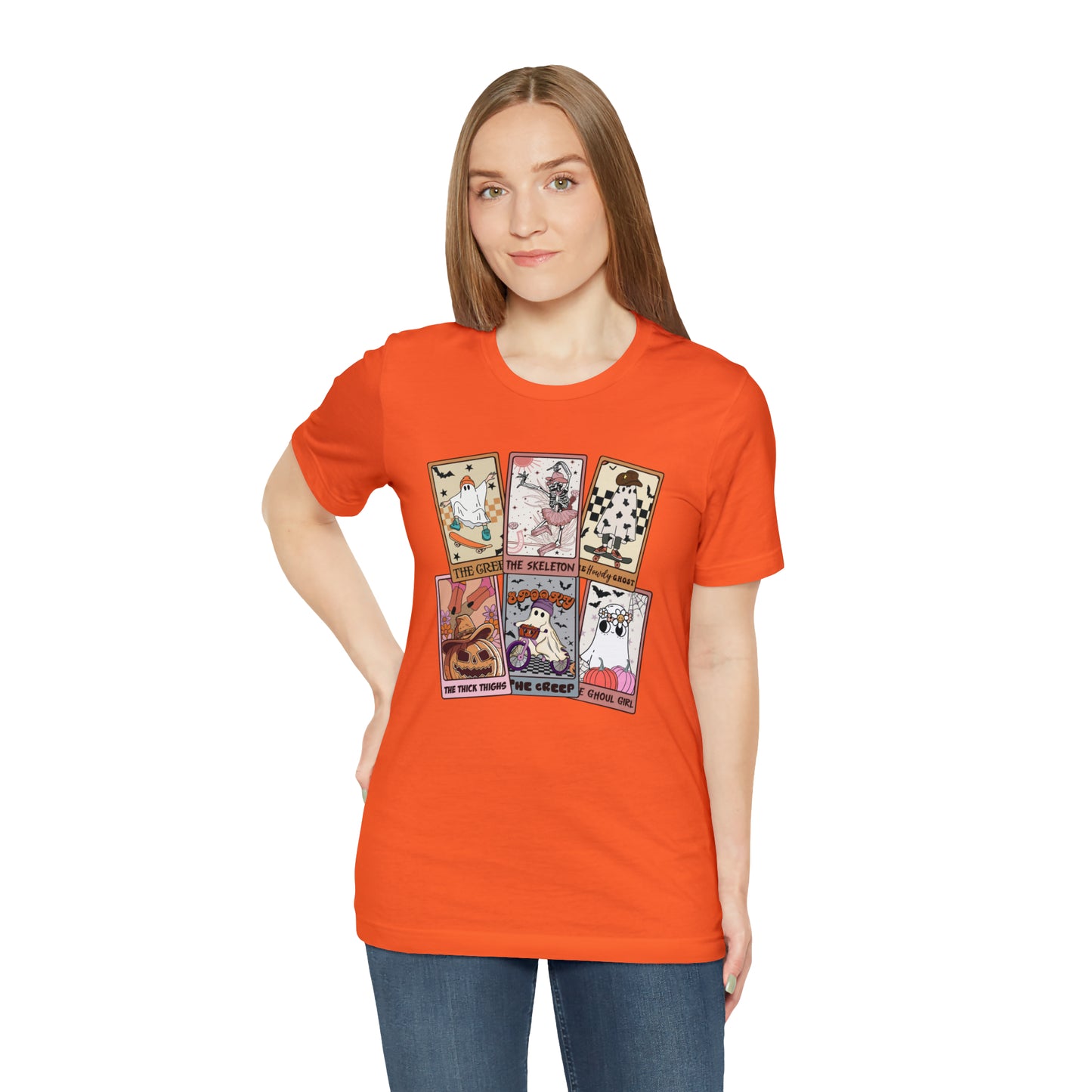The Tarot Card Shirt, Skeleton Tarot Card Shirt, Tarot Card Lover Shirt, Skull Tarot Card Tee, Retro Halloween shirt, T612