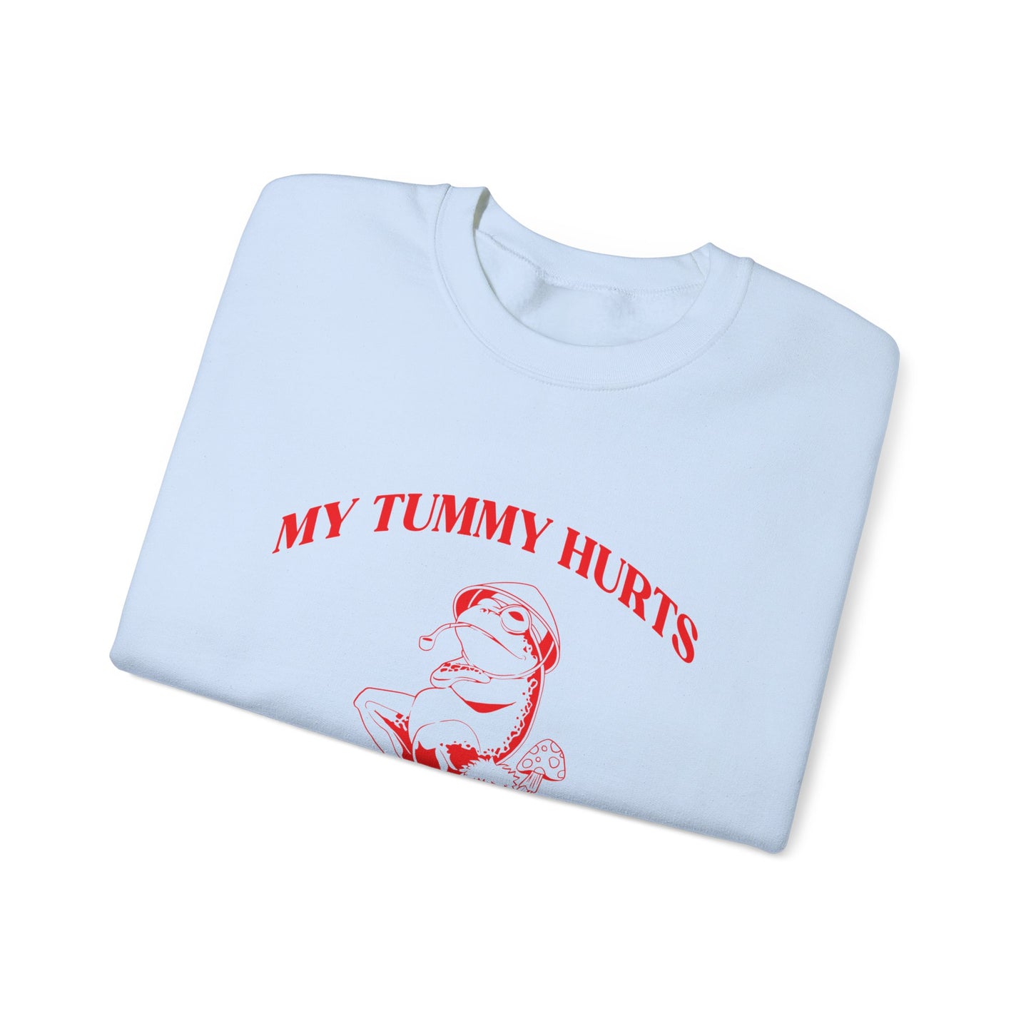 My Tummy Hurts But Im Really Being Brave About It Sweatshirt, Funny Bravery Sweatshirt, Chronic Illness Sweatshirt, Frog Sweatshirt, T1583