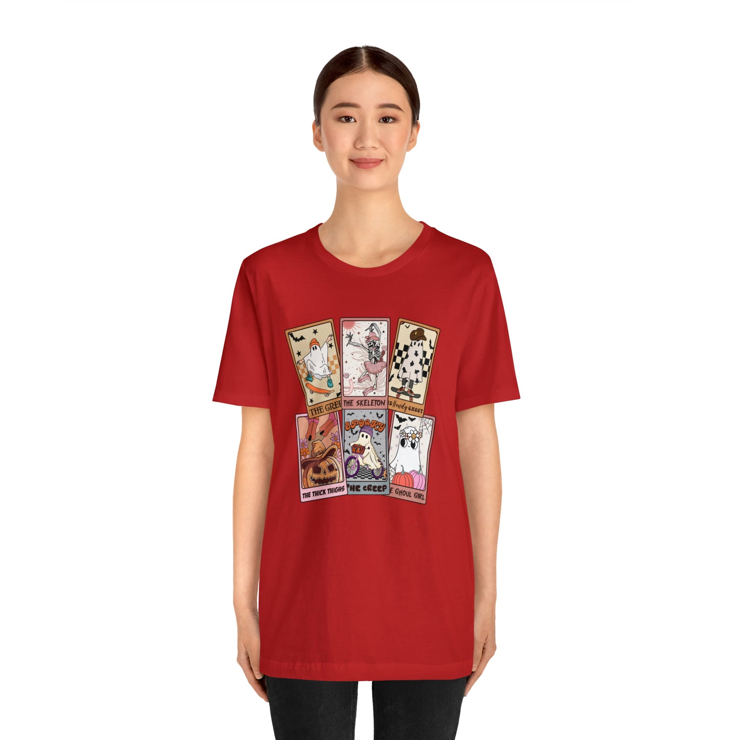 The Tarot Card Shirt, Skeleton Tarot Card Shirt, Tarot Card Lover Shirt, Skull Tarot Card Tee, Retro Halloween shirt, T612