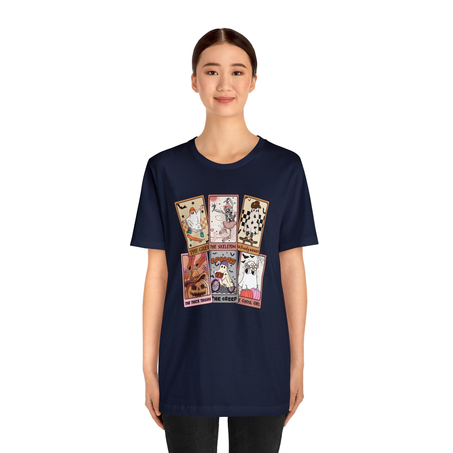 The Tarot Card Shirt, Skeleton Tarot Card Shirt, Tarot Card Lover Shirt, Skull Tarot Card Tee, Retro Halloween shirt, T612