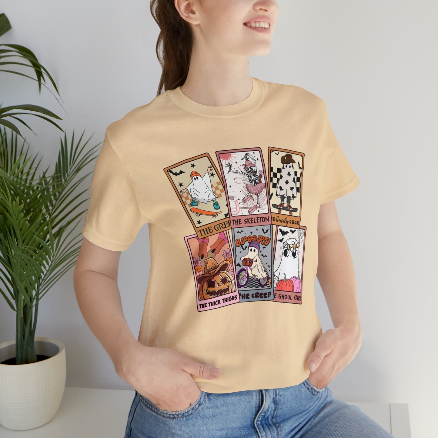The Tarot Card Shirt, Skeleton Tarot Card Shirt, Tarot Card Lover Shirt, Skull Tarot Card Tee, Retro Halloween shirt, T612