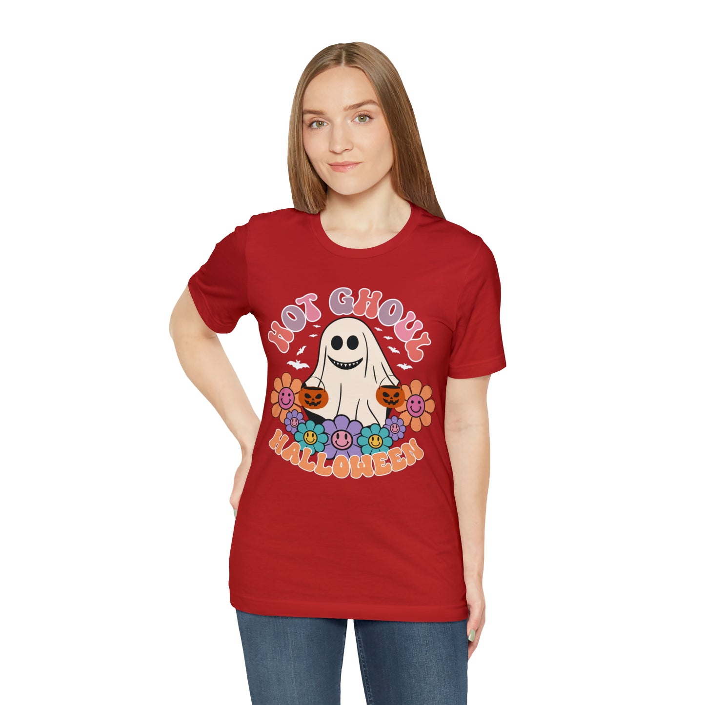 Lets Go Ghouls Shirt, Spooky Season Tee, Retro Halloween Cowgirl Shirt, Cowgirl Halloween Shirt, Vintage Ghost Shirt, T770