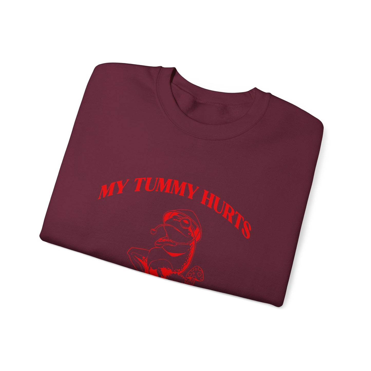 My Tummy Hurts But Im Really Being Brave About It Sweatshirt, Funny Bravery Sweatshirt, Chronic Illness Sweatshirt, Frog Sweatshirt, T1583