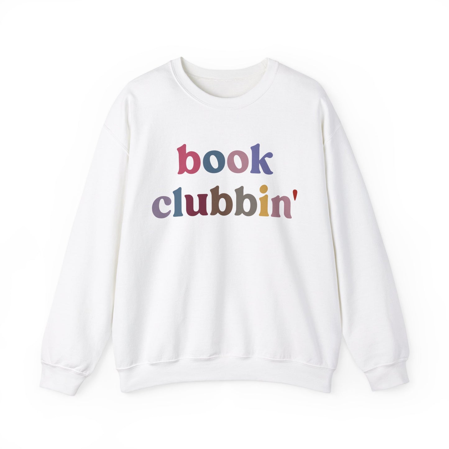 Book Clubbin' Sweatshirt, Librarian Sweatshirt for Bibliophile, Book Lovers Club Sweatshirt, Book Nerd Sweatshirt Bookworm Sweatshirt, S1172