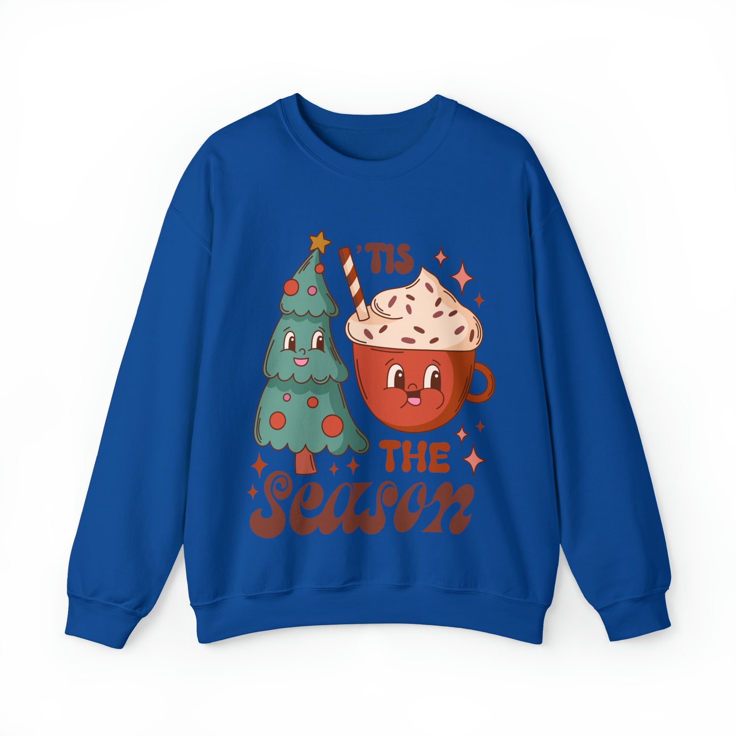 Christmas Tis The Season Sweatshirt, Merry Christmas Shirt, Christmas Tree Sweater, Christmas Tree shirt, Christmas Cake Sweatshirt, S887
