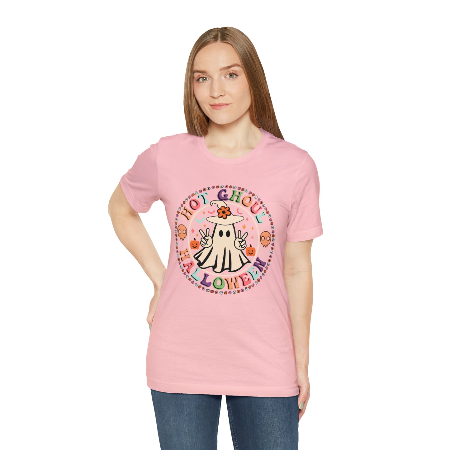 Lets Go Ghouls Shirt, Spooky Season Tee, Retro Halloween Cowgirl Shirt, Cowgirl Halloween Shirt, Vintage Ghost Shirt, T765