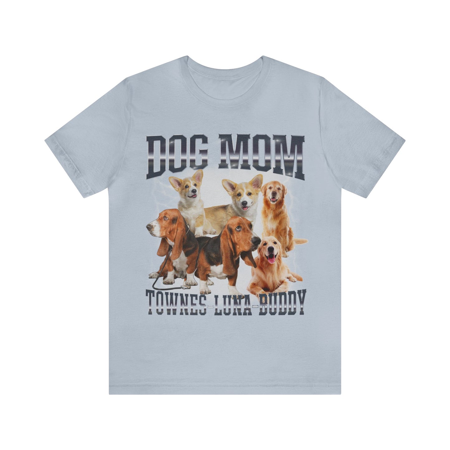 Custom Retro Dog Bootleg Shirt, Dog Mom Shirt, Dog Bootleg Retro 90's Tee, Custom Pet Photo, Custom Pet Portrait, Pet Lovers Gift, T1429