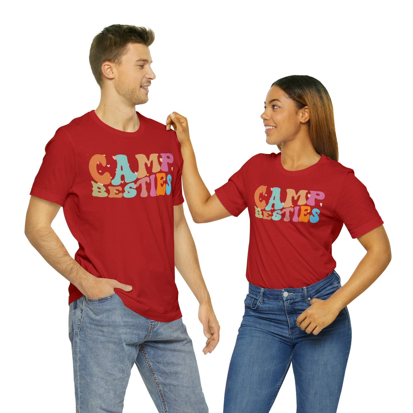 Best Friend Shirt, Gift for Best Friend, Camp Besties Shirt, BFF Shirt, Matching Besties Shirt, Retro Friend Shirt, T482