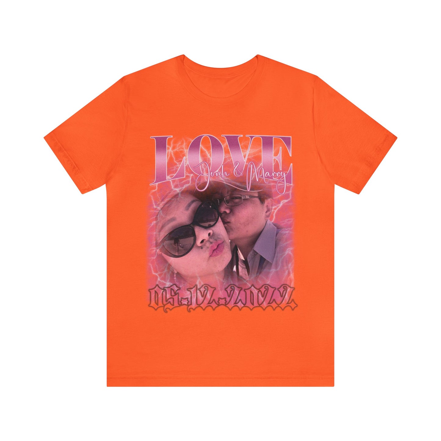 Custom 90s Vintage Bootleg Tee for couple, Custom shirt for couple, Custom bootleg tee photo shirt for lover, couple shirt for lover, T1330