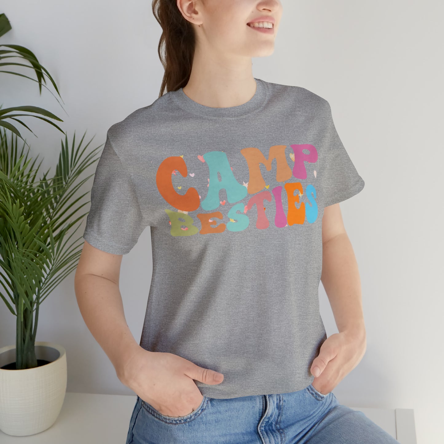 Best Friend Shirt, Gift for Best Friend, Camp Besties Shirt, BFF Shirt, Matching Besties Shirt, Retro Friend Shirt, T482