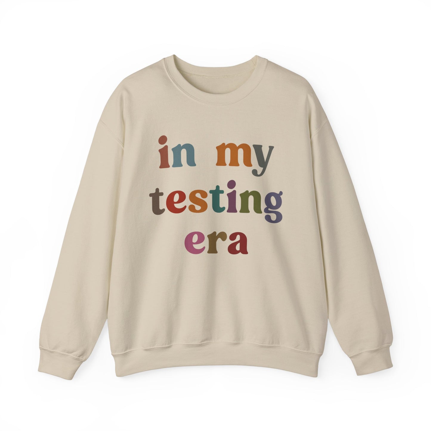 In My Testing Era Sweatshirt, Exam Day Sweatshirt, Funny Teacher Sweatshirt, Teacher Appreciation Gift, Gift for Best Teachers, S1304